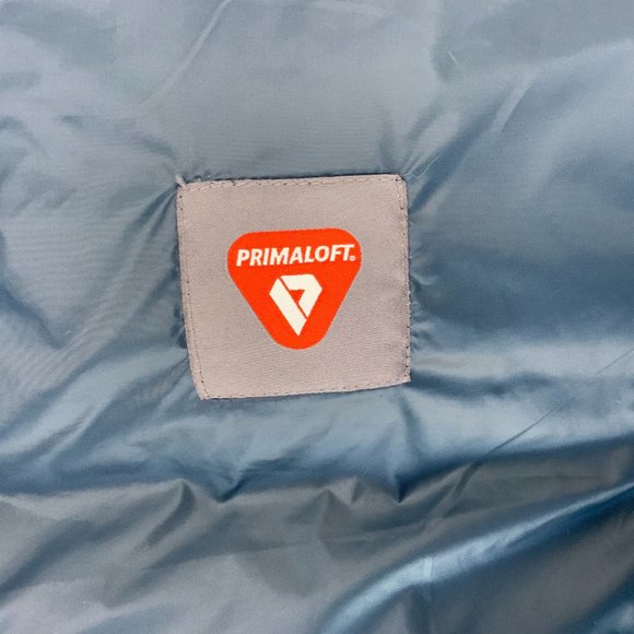 New Bernardo Long Puffer Coat Navy/Teal 60% Duck Down & Feather Fill Size Medium - Picture 15 of 16